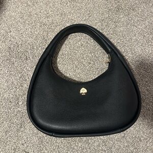 Kate Spade Black Pebbled Leather Shoulder Bag